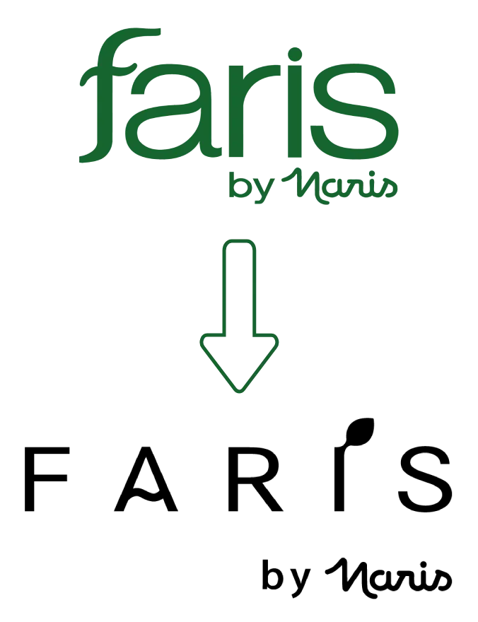 re logo faris by naris